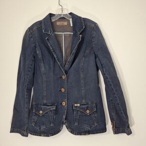 Levi Strauss Denim Blue Women's Jacket, Size Large
